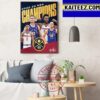 2023 NBA Champions A Night To Remember For Denver Nuggets Art Decor Poster Canvas