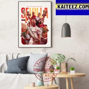 2022-23 UEFA Europa League Winners Are Sevilla Art Decor Poster Canvas