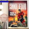 2023 1st Overall Pick In The NHL Draft Is Connor Bedard Welcome To The Chicago Blackhawks Art Decor Poster Canvas