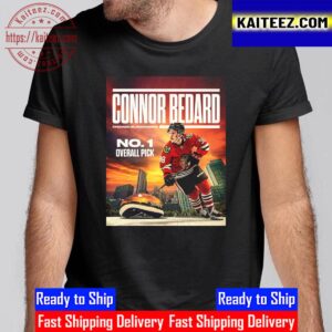 2023 1st Overall Pick In The NHL Draft Is Connor Bedard Welcome To The Chicago Blackhawks Vintage T-Shirt