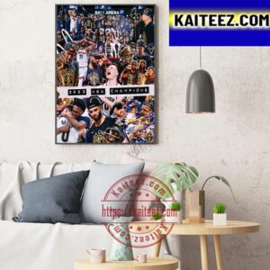 2023 NBA Champions A Night To Remember For Denver Nuggets Art Decor Poster Canvas