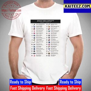 2023 NBA Draft Round 1 Results Vintage T-Shirt