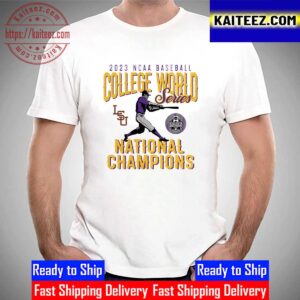 2023 NCAA College Baseball College World Series National Champions Are LSU Tigers Vintage T-Shirt
