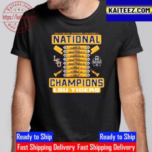 2023 NCAA DI Baseball National Champions Are LSU Tigers Vintage T-Shirt