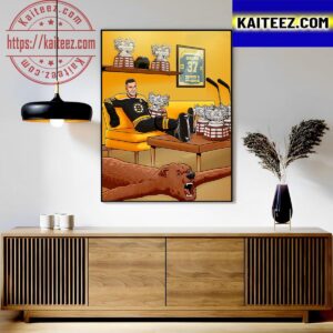 2023 Selke Trophy Winner Is Patrice Bergeron With Sixth Time In Career Art Decor Poster Canvas