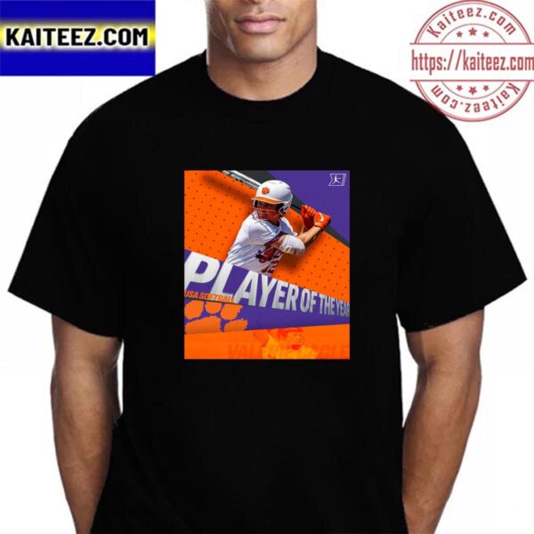 2023 USA Softball Player Of The Year Is Valerie Cagle Of Clemson Softball Vintage T-Shirt