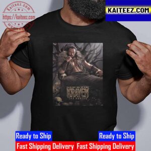 Aaron Taylor-Johnson Is Kraven The Hunter In Official Poster For Kraven The Hunter Movie Vintage T-Shirt