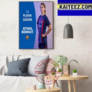 Aitana Bonmati Is The 2022-23 UEFA Womens Champions League Player Of The Season Art Decor Poster Canvas