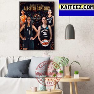 Aja Wilson And Breanna Stewart Repeat As 2023 WNBA All-Star Captains Art Decor Poster Canvas