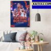 Aliyah Boston Is An All-Star Starter 2023 Art Decor Poster Canvas