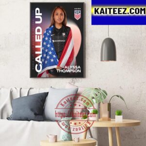 Alyssa Thompson Joins The USWNT For The 2023 FIFA World Cup Art Decor Poster Canvas