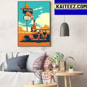 Asteroid City A Film By Wes Anderson Tribute Poster Art Decor Poster Canvas