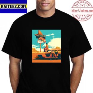 Asteroid City A Film By Wes Anderson Tribute Poster Vintage T-Shirt