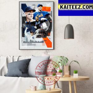 Baseball In The Big Apple New York City Sybway Series 2023 Art Decor Poster Canvas