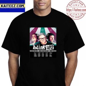 Blink-182 World Tour 2023-2024 Poster Vintage T-Shirt