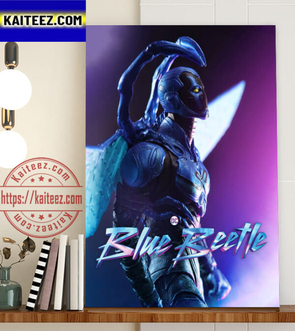 Blue Beetle New Poster Movie Art Decor Poster Canvas