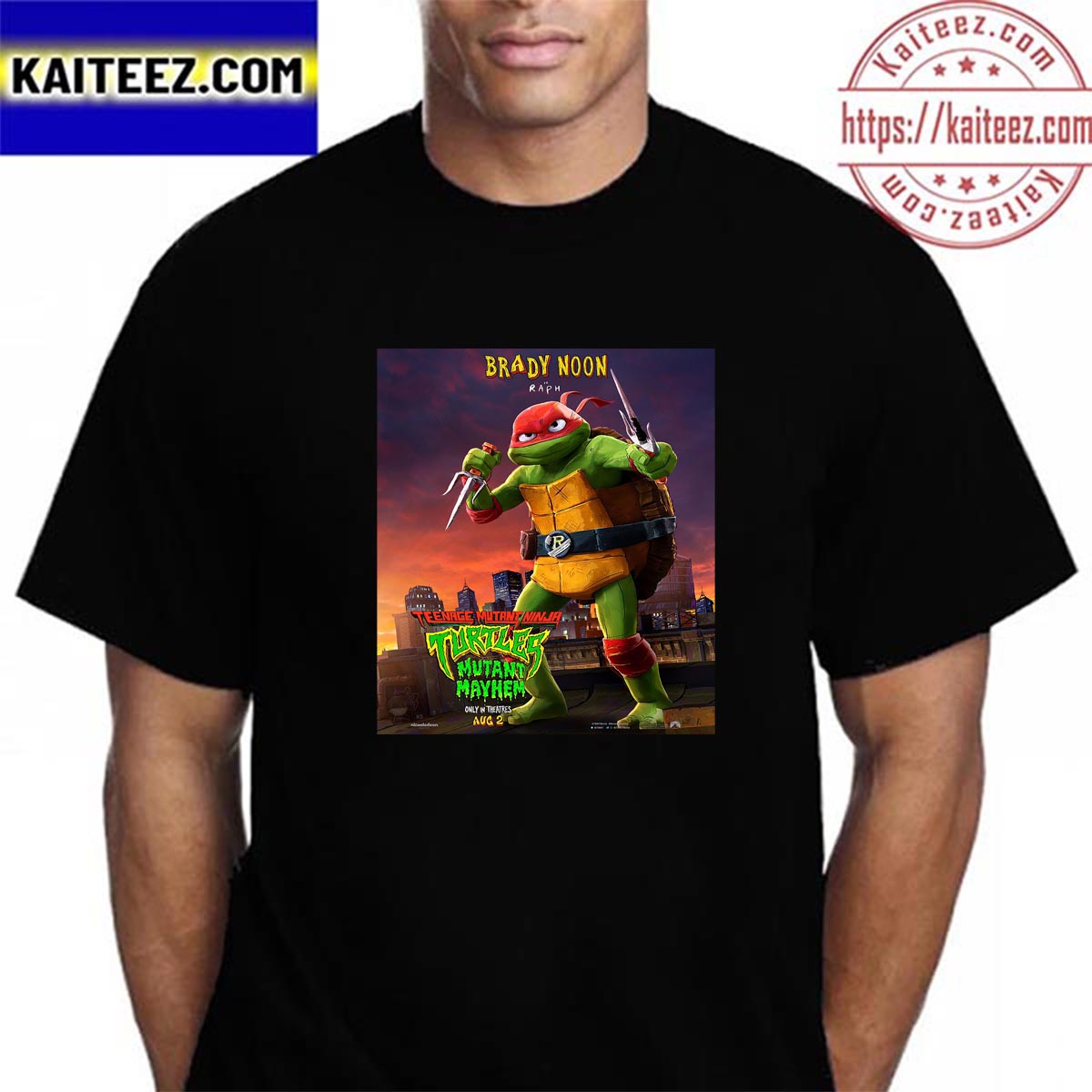 Raph Teenage Mutant Ninja Turtles Mutant Mayhem T Shirt - Bring