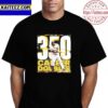 Carlos Santana 350 Career Doubles With Pittsburgh Pirates In MLB Vintage T-Shirt