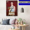 Bruce Brown And Denver Nuggets Are 2022-23 NBA Champions Art Decor Poster Canvas