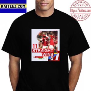Cincinnati Reds 11 Straight Wins In MLB Vintage T-Shirt