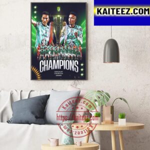 Club Leon First-Time Champions The Concacaf Champions League 2023 Art Decor Poster Canvas