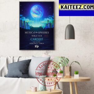 Coldplay Cardiff Music Of The Spheres World Tour Art Decor Poster Canvas