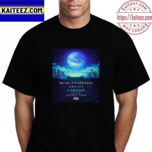 Coldplay Cardiff Music Of The Spheres World Tour Vintage T-Shirt