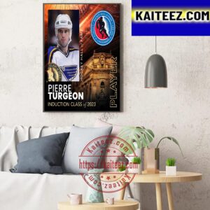 Colorado Avalanche Pierre Turgeon Is Hockey Hall Of Fame Class Of 2023 Art Decor Poster Canvas