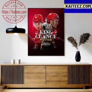 Congrats Mikael Backlund Is The 2023 King Clancy Winner Art Decor Poster Canvas