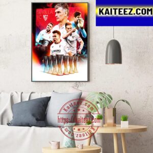 Congrats Sevilla Are Champions Of The UEFA Europa League For The 7th Time Art Decor Poster Canvas