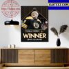 Congratulations To Kris Letang Is The 2023 Bill Masterton Memorial Trophy Winner Art Decor Poster Canvas