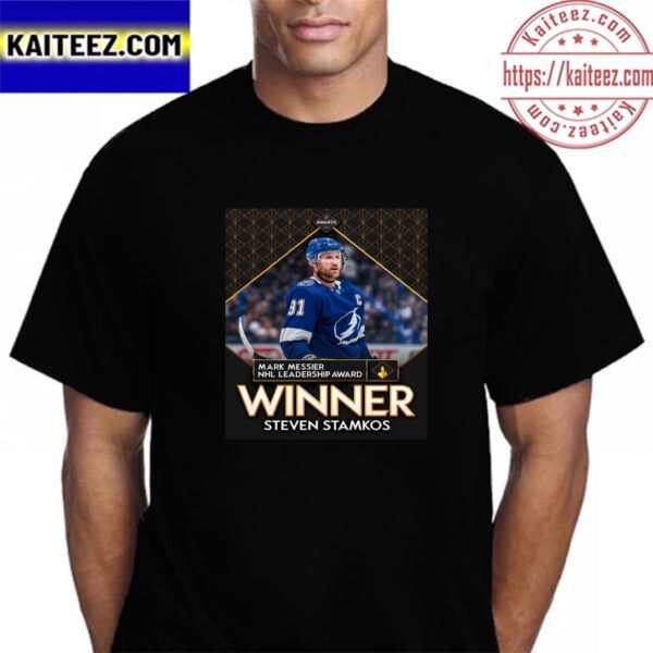 Congratulations To Steven Stamkos Is The 2023 Mark Messier NHL Leadership Award Winner Vintage T-Shirt