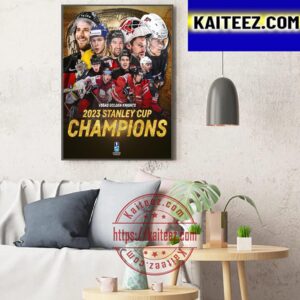 Congratulations To The Vegas Golden Knights On Winning The 2023 NHL Stanley Cup Art Decor Poster Canvas