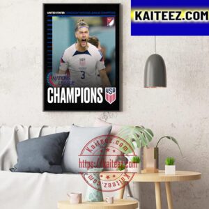 Congratulations To USMNST Back-To-Back Nations League Champions Art Decor Poster Canvas