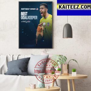 Congratulations To USMNST Matthew Turner Is The Best Goalkeeper Award In The 2022-2023 Concacaf Nations League Art Decor Poster Canvas