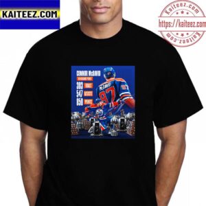 Connor McDavid In 569 Games Played Is Impressive Career Vintage T-Shirt