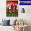 Cristiano Ronaldo Is The First Player In Mens International Soccer History To Reach 200 Appearances Art Decor Poster Canvas