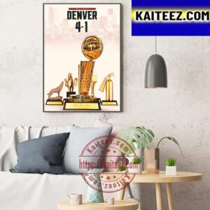 Denver Nuggets 2023 Collection Art Decor Poster Canvas