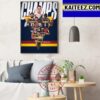 Denver Nuggets Defeat The Miami Heat To Win The 2023 NBA Championship Art Decor Poster Canvas