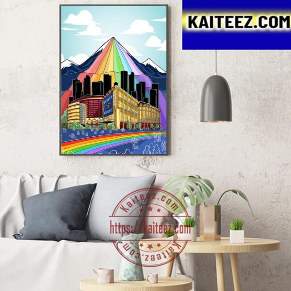 Denver Nuggets For Pride Month Art Decor Poster Canvas