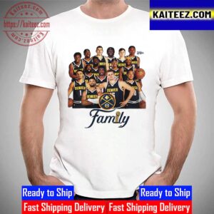 Denver Nuggets Team Players Are Family 2023 NBA Finals Champions Vintage T-Shirt