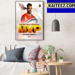 Dhane Smith Is The 2023 NLL Finals MVP Art Decor Poster Canvas