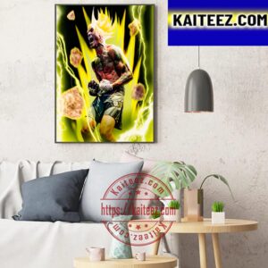 Do Bronx Went Super Saiyan For The TKO Win In The First Round In UFC 289 Art Decor Poster Canvas