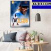 Dusty Baker Taking Over The 8th Spot With 2126 Managerial Wins Art Decor Poster Canvas