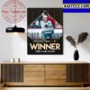 Edmonton Oilers Connor McDavid Is The Hart Memorial Trophy Winner 2023 Art Decor Poster Canvas