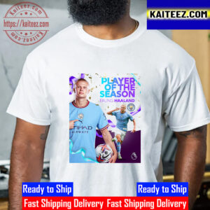 Erling Haaland Is 2023 Player Of The Season In Premier League Vintage T-Shirt