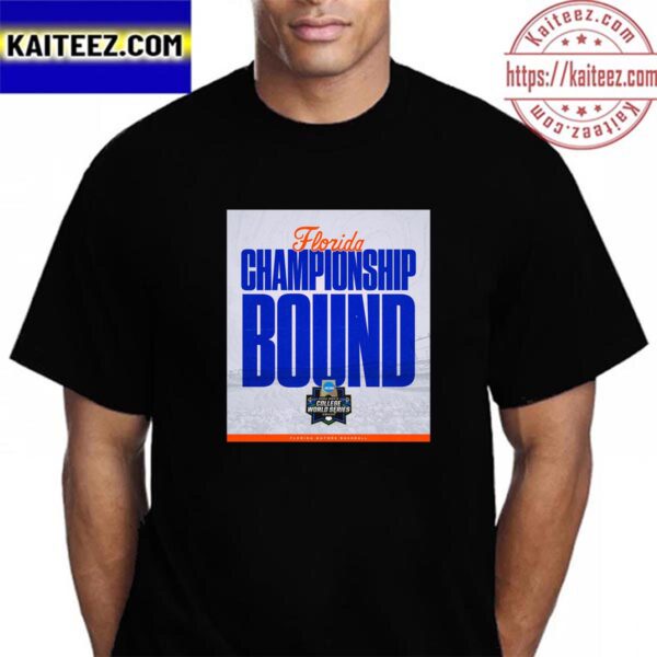 Florida Gators Baseball Are Headed To The 2023 MCWS Finals Championship Series Bound Vintage T-Shirt