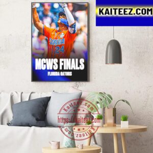 Florida Gators Baseball Are Headed To The MCWS Finals For The Fourth Time In Program History Art Decor Poster Canvas