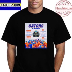 Florida Gators Baseball Historic Campaign NCAA 2023 Mens College World Series Omaha Vintage T-Shirt