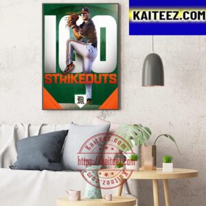 Gage Ziehl 100 Strikeouts With Miami Hurricanes Baseball Art Decor Poster Canvas